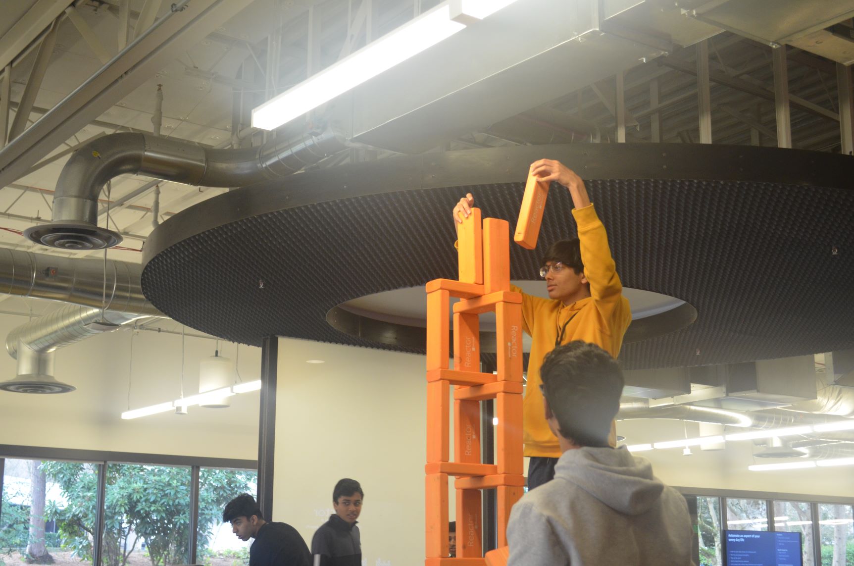 Photo of tall Jenga game